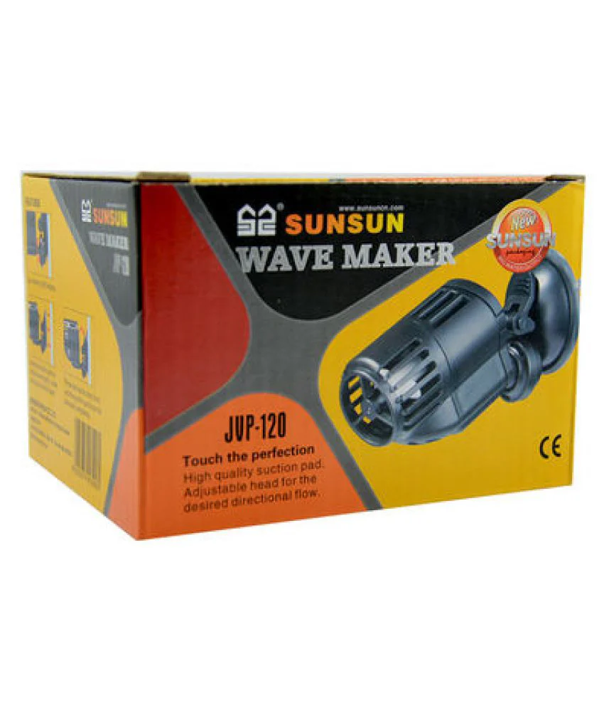 Sunsun JVP-120 (6W | 3000L/H | Suitable for 3 Feet Tank) Mini Wave Maker Power Head with Suction Cup for Aquarium Fish Tank - Bild 6