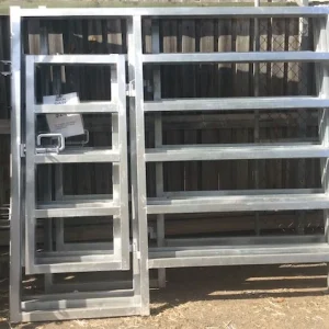 YARD PANEL MAN GATE 40 X 40MM RAIL