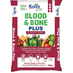 BLOOD & BONE PLUS FERTILISER KATEK 18KG