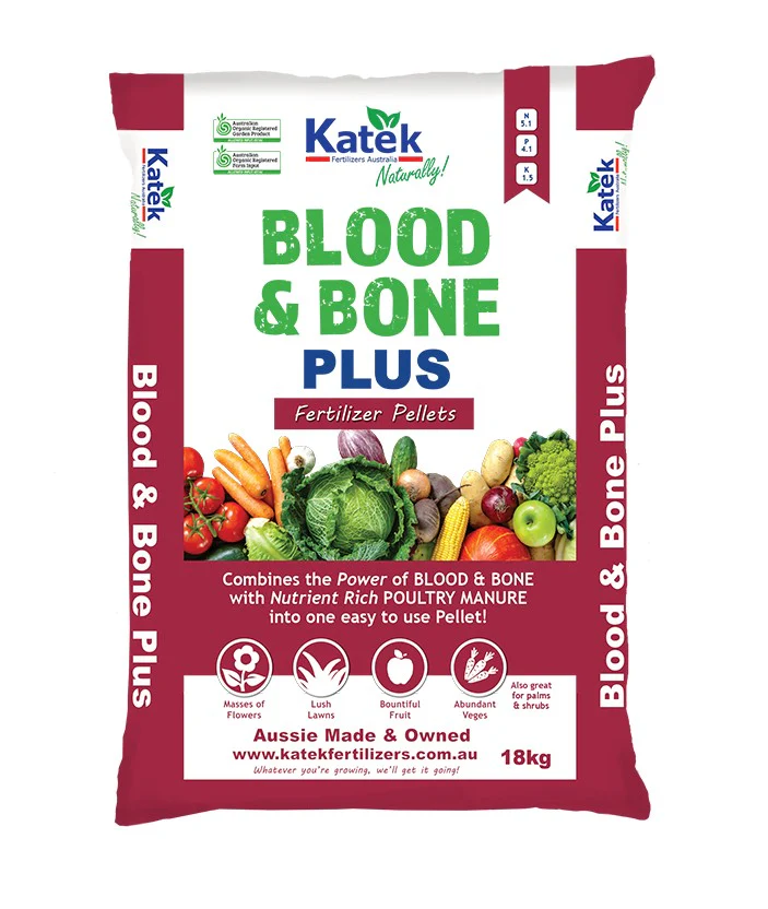 BLOOD & BONE PLUS FERTILISER KATEK 18KG
