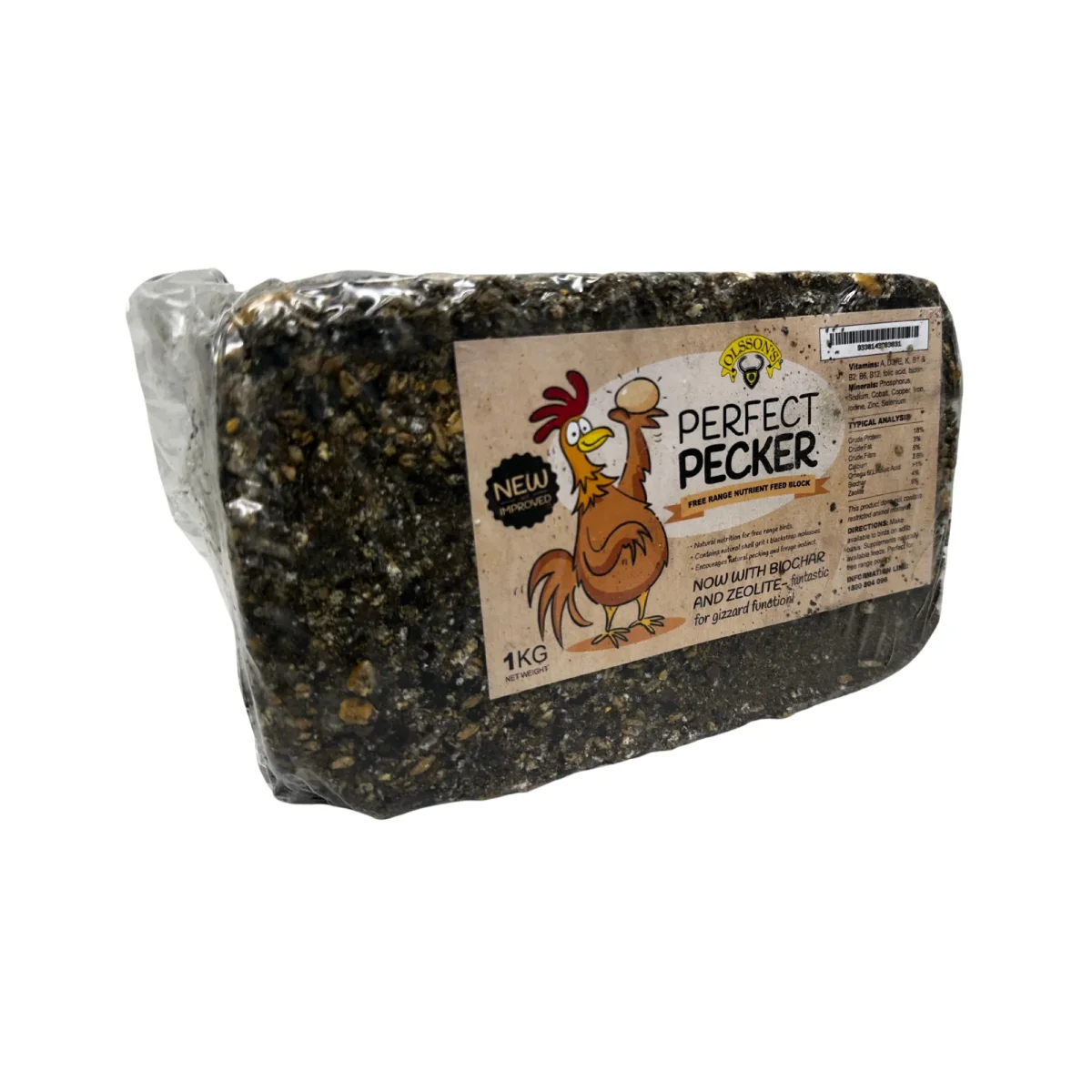 BLOCK PERFECT PECKER CHICKEN BLOCK 1KG
