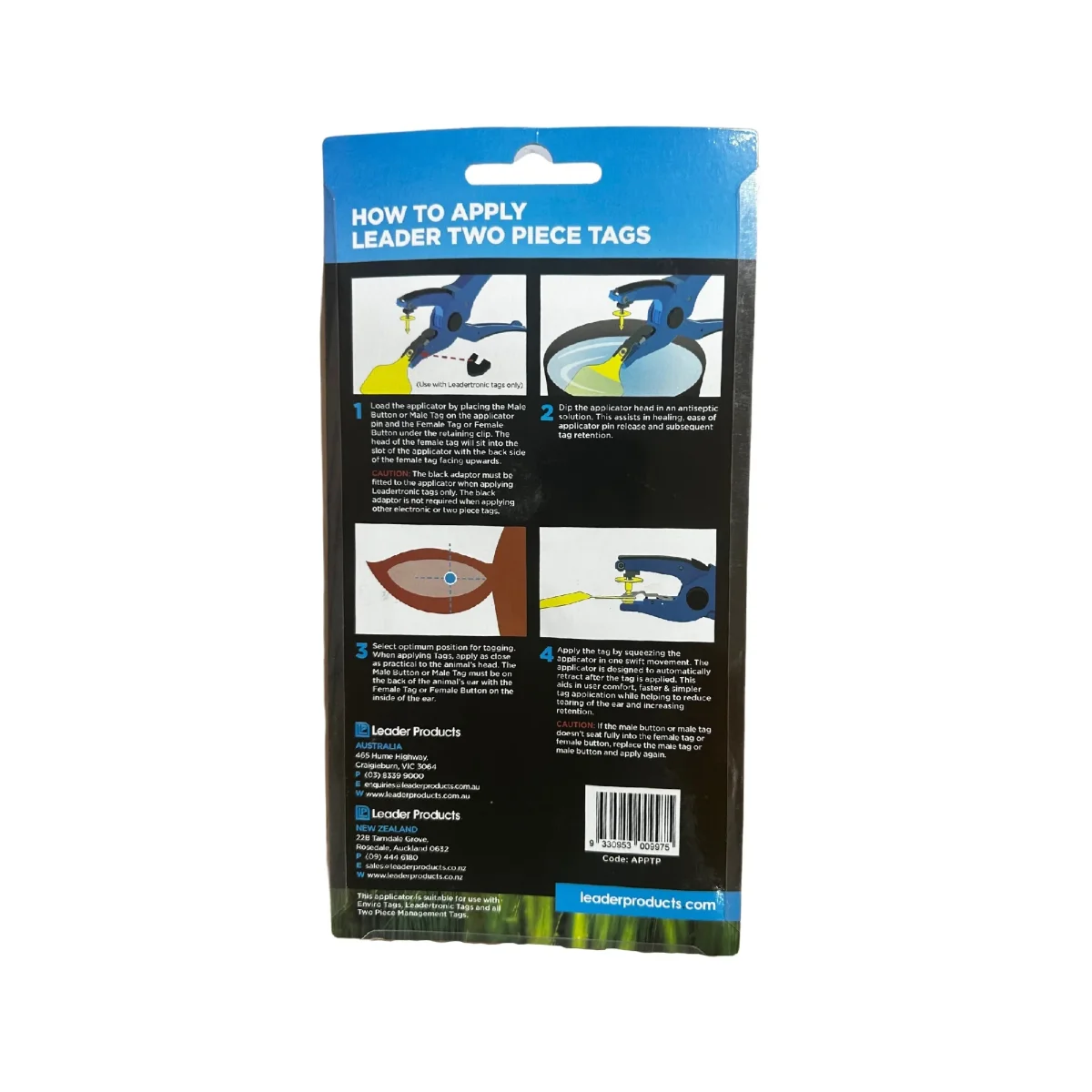 EAR TAGGER LEADER TWO PIECE - Bild 3