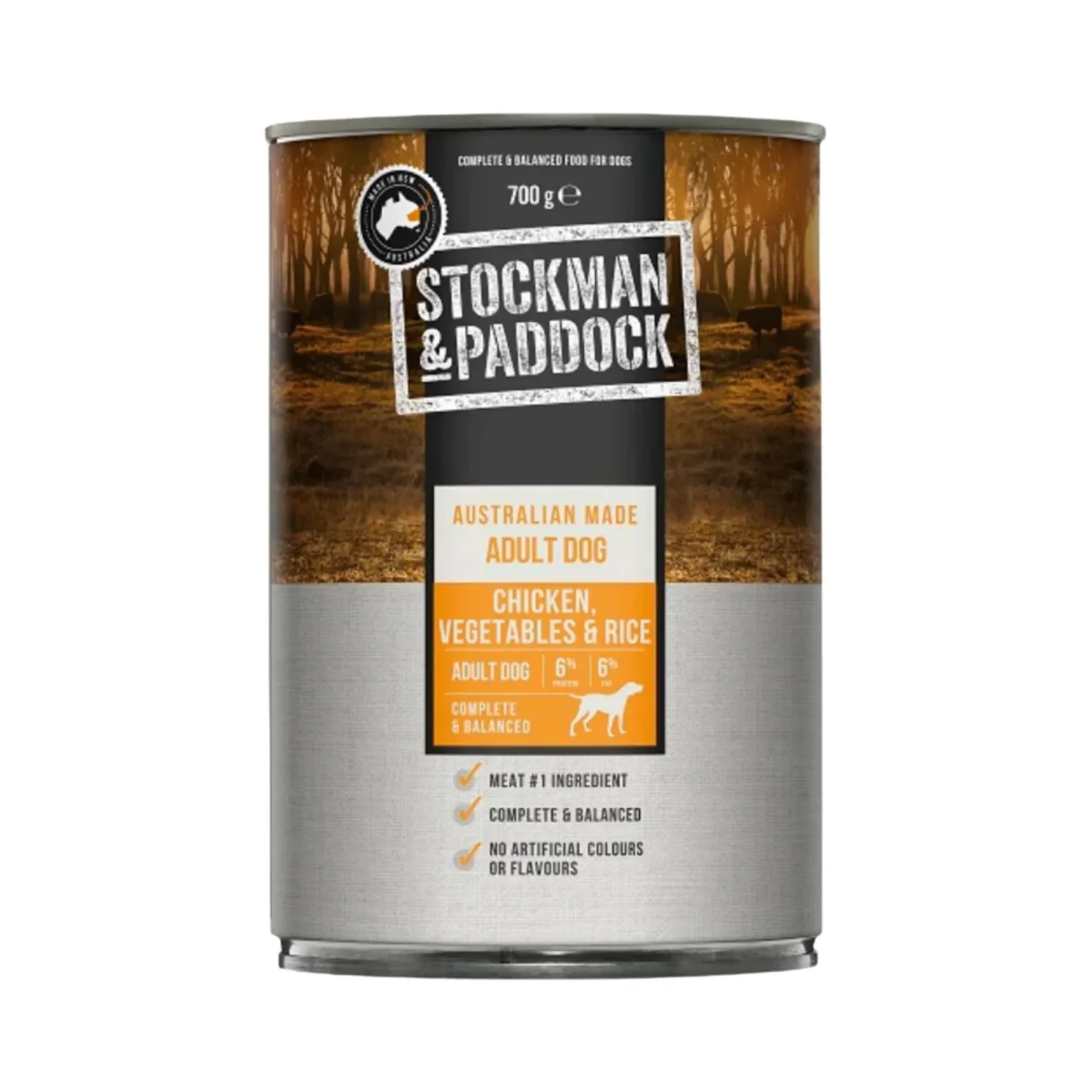 DOG FOOD STOCKMAN PADDOCK 5 MEATS 12 X 700G CANS - Bild 4
