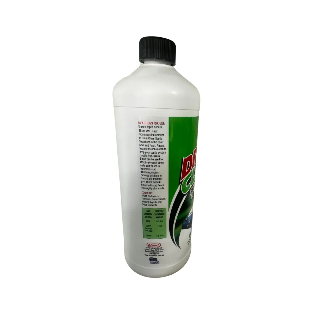 DRAIN CLEANER LIQUID SEPTIC TREATMENT 1 LITRE - Bild 3