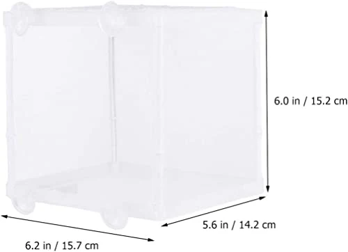 Boyu Aquarium Fish Breeding, Isolation, Hatchery Box for Fish Fry Net Box (Small (NB-3201) - Single Box) - Bild 7