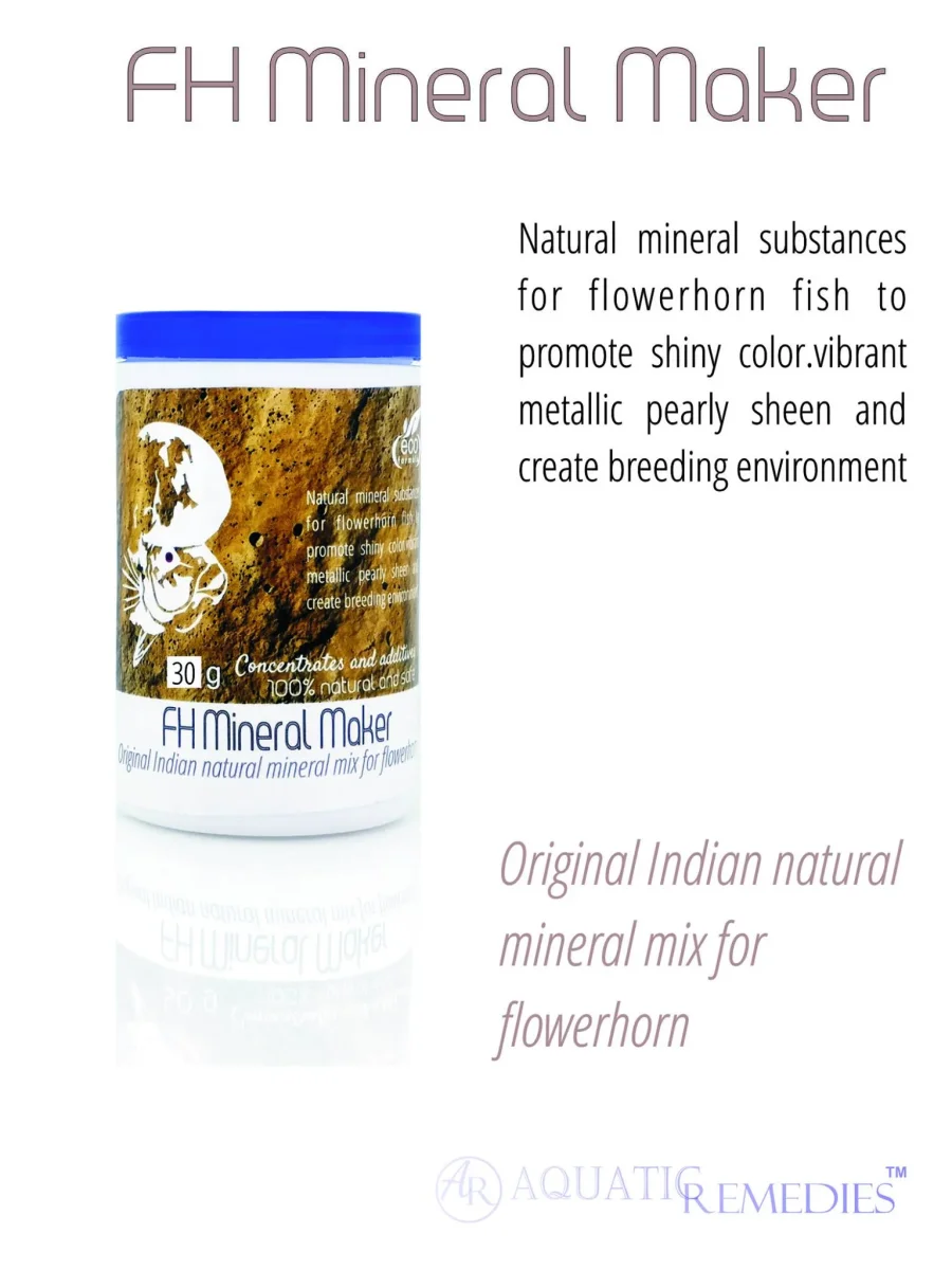 Aquatic Remedies FH Mineral Maker, 30g | Original Indian natural mineral mix for flowerhorn - Bild 4