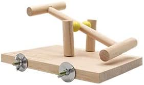 Petzlifeworld Birds Cage Natural Wooden Perch Seesaw Toy for Parrot, Parakeet, Budgie, Cockatiel, Love Birds,.. etc - Bild 5