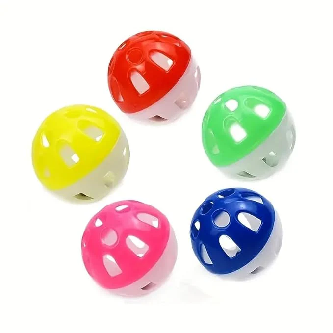 Petzlifeworld Big Lattice Cat Balls with Bell - Wiggly Jingle, Rattle, and Vibrant Colors for Interactive Play (Pack of 3) - Bild 4