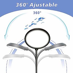 Sobo Ultra Thin Mini Clip Lamp WRGB Light for Nano Tank and Fish Bowl | Y- 3 Watts | 360* Flexible | Splash Proof