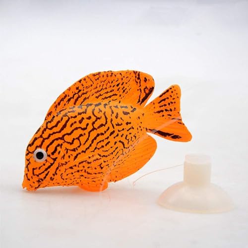 PetzLifeworld 2 Pcs Artificial Silicon Floating Simulating Fake Fish for Aquarium Fish Tank Decorations | Looks Like Real Fish | No Harm to Fish | No Colour Fade (Marine Fish) - Bild 4