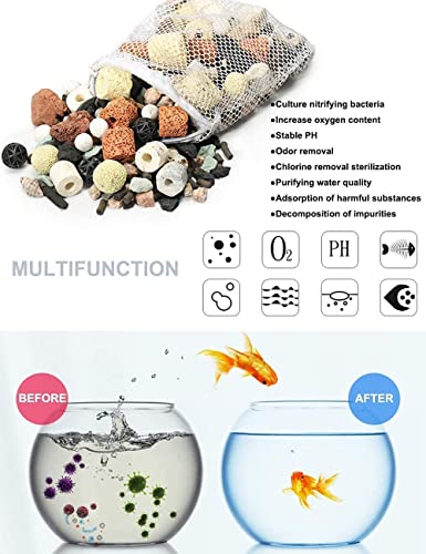Petzlifeworld Mixed Bio Filter Media Set with Free Filter Net Bag - Bild 4