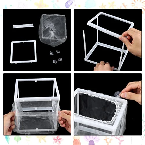 Boyu Aquarium Fish Breeding, Isolation, Hatchery Box for Fish Fry Net Box (Small (NB-3201) - Single Box) - Bild 3