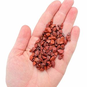 PetzLifeWorld Natural Red Japer Chips for Aquarium Fish Tank Decoration Medium Size Chips (4-6) mm
