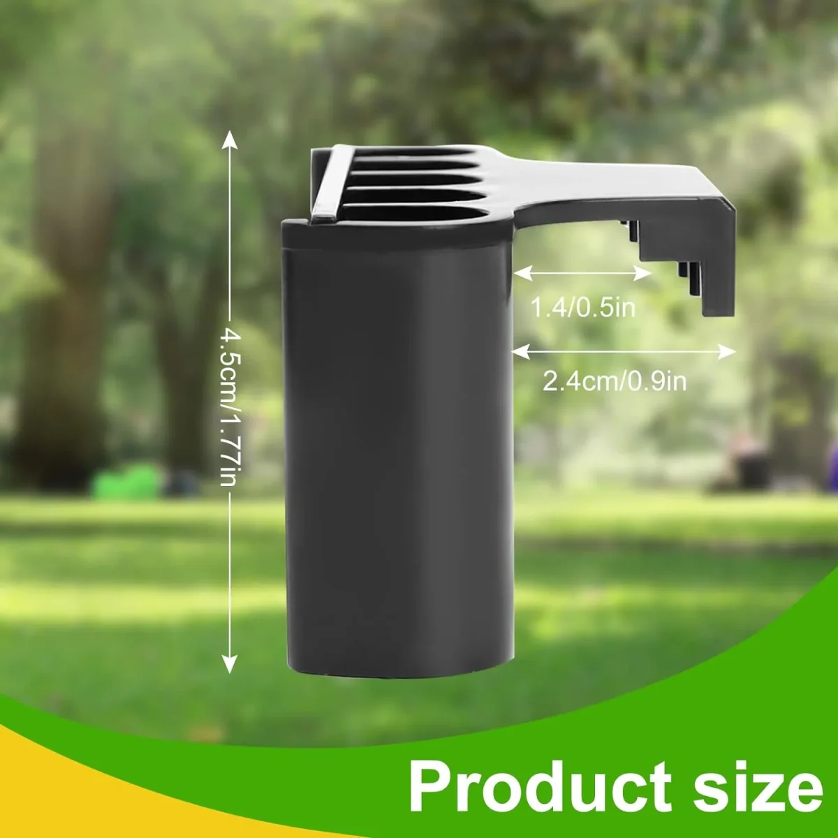 VAYINATO® 5 Hole Aquarium Fish Tank Water Plant and Indoor Money Plastic Plant Holder Hydroponics Plastic Pot | Decoration Plant Hanging Cups (Black) by Petzlifeworld - Bild 9