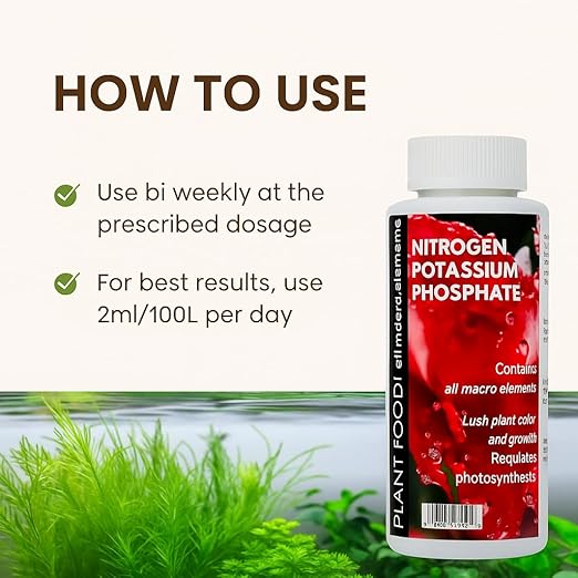 Aquatic Remedies Plant Food 120ml – Complete Macro Nutrients (N, P, K). Boosts Aquatic Plant Growth, Color, Health & Photosynthesis Naturally - Bild 4