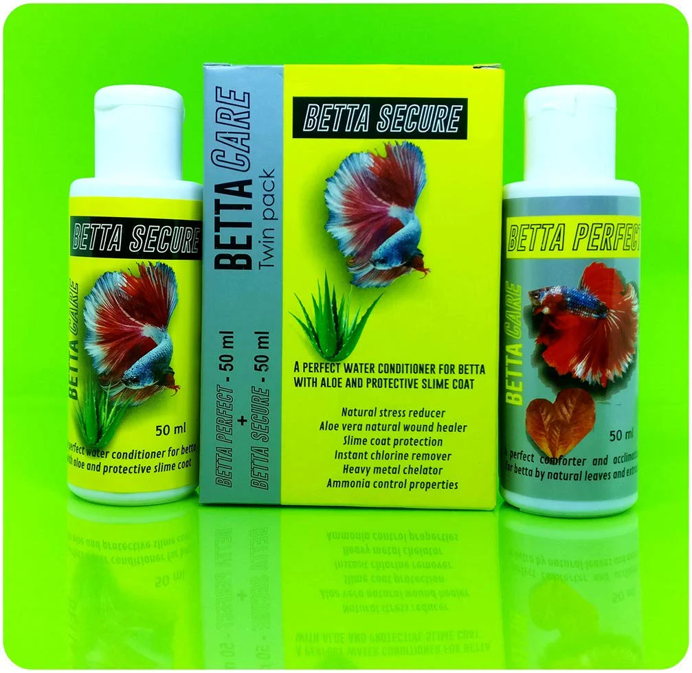 Aquatic Remedies Betta Care Twin Pack (Betta Perfect - 50 ml + Betta Secure - 50 ml) Stress Remover, Aloe Vera Extract + Leaf and Organic Acid Extracts - Bild 5