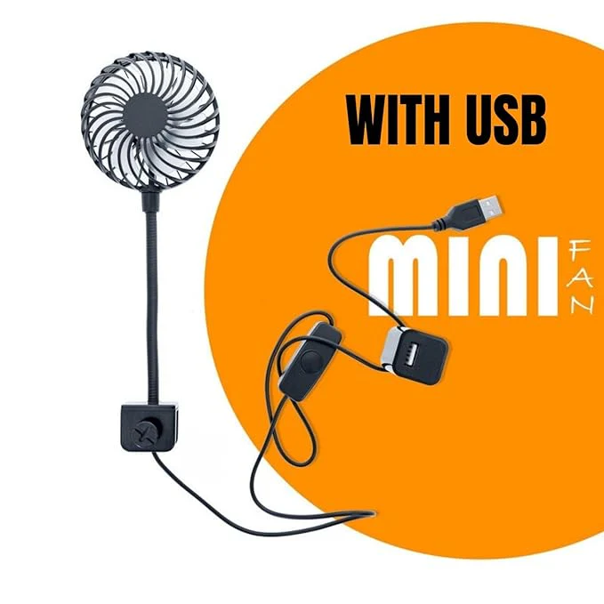 Petzlifeworld Mini USB Type Clip On Energy Saving Aquarium Fish Tank Cooling Fan | 360* Flexible | Low Noise | High Wind | Suitable for Nano Tanks - Bild 6