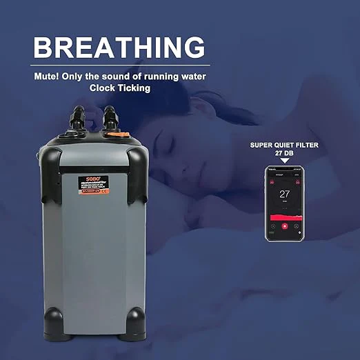 SOBO SF-650F Mini External Canister Filter for Aquarium Fish Tank | Power : 8W | Output : 650L/H - Bild 7