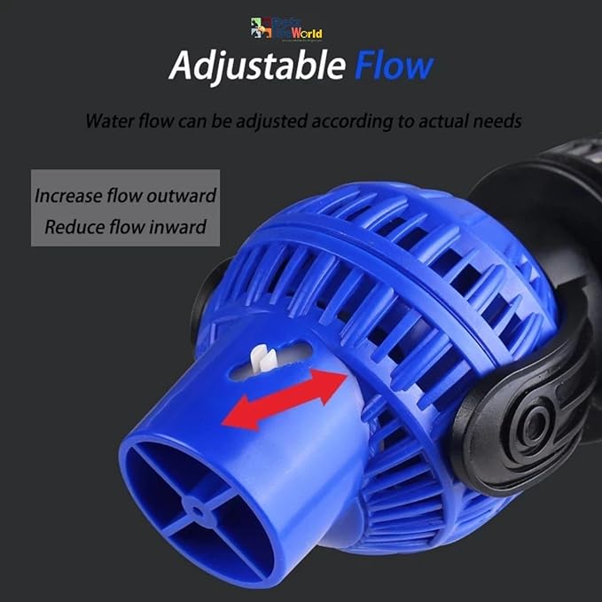Sunsun JVP Wavemaker Series Aquarium Fish Tank 360° Circulation Pump Submersible Wave Maker With Magnetic Holder and Adjustable Flow Rate | Single Head - Bild 5