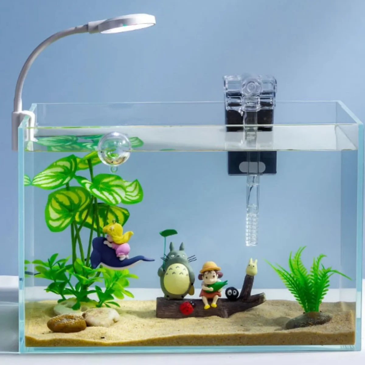 Petzlifeworld MB-400 | 2.5W | 250L/Hr Mini Compact Transparent Hang On Filter - Bild 7