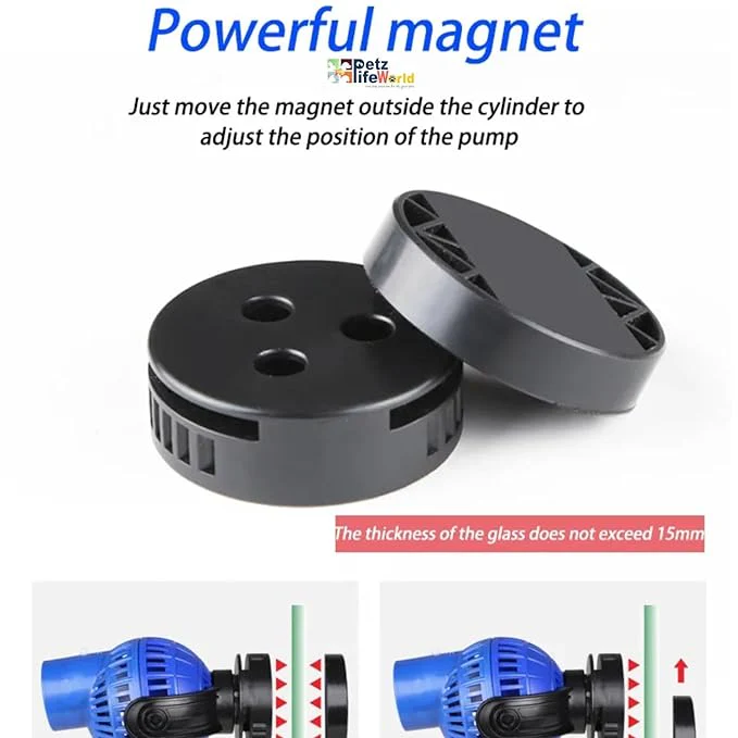Sunsun JVP Wavemaker Series Aquarium Fish Tank 360° Circulation Pump Submersible Wave Maker With Magnetic Holder and Adjustable Flow Rate | Single Head - Bild 6