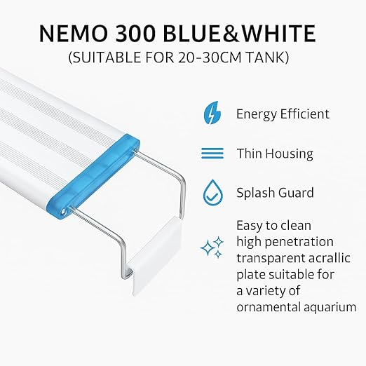 Nemo P-300 Aquarium LED Light – Suitable for 20–30 cm Tanks | Energy Efficient, High Color Rendering, Ultra-Thin Design - Bild 5