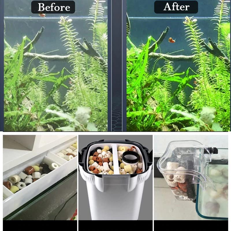 YEE 3D Aquarium Nano Bacteria Cube Nitrifying Bacteria House Fish Tank Water Purifier Filter Material, 150G - Bild 4