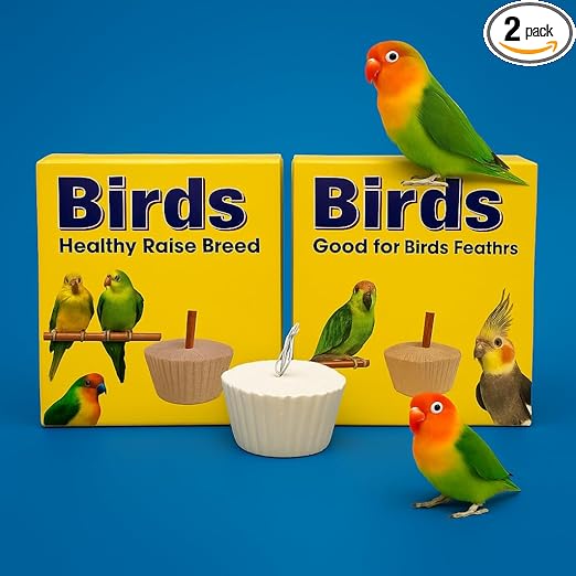 Birds Healthy Raise Breed Daily Natural Minerals Specially Soft Calcium Block, 50G (Pack of 2) for All Kind of Birds - All Life Stages by Petzlifeworld - Bild 2