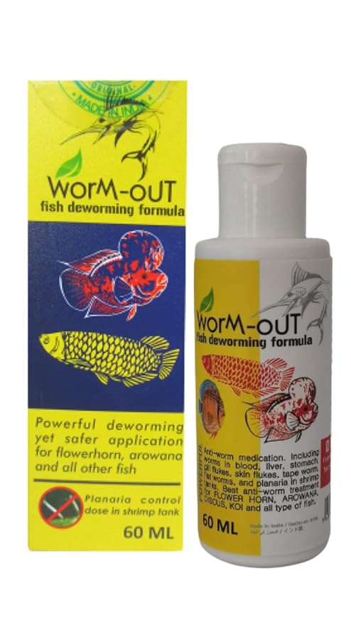 Aquatic Remedies Worm-Out Fish Deworming Formula, 60ML for Flower Horn, Discus, Arowana and All Other Fish - Bild 4