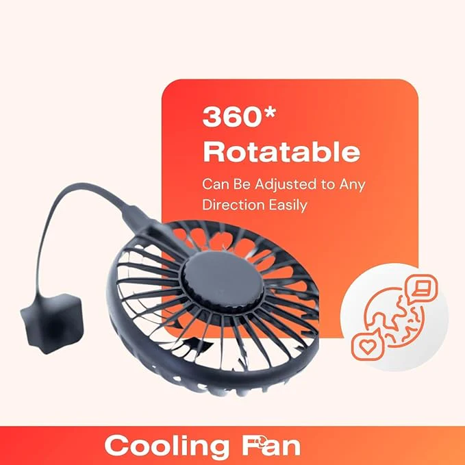 Petzlifeworld Mini USB Type Clip On Energy Saving Aquarium Fish Tank Cooling Fan | 360* Flexible | Low Noise | High Wind | Suitable for Nano Tanks - Bild 3