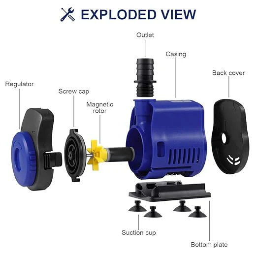 SunSun Submersible Pump | JQP-2500 35W/2500L/H, 2.4M - Bild 4
