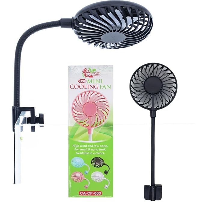 Petzlifeworld Mini USB Type Clip On Energy Saving Aquarium Fish Tank Cooling Fan | 360* Flexible | Low Noise | High Wind | Suitable for Nano Tanks - Bild 2