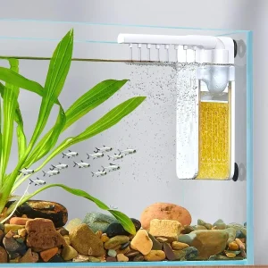 Petzlifeworld 3-in-1 Nano Waterfall Filter for Water Purification, Circulation, Oxygen
