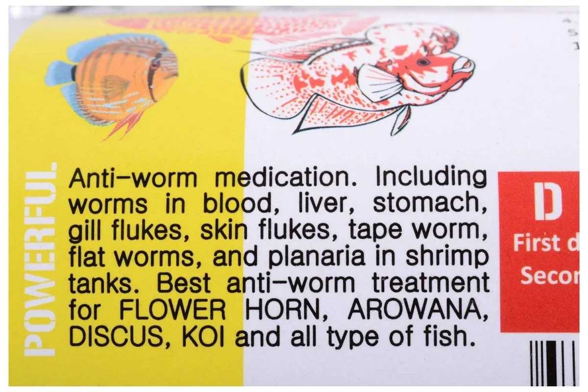 Aquatic Remedies Worm-Out Fish Deworming Formula, 60ML for Flower Horn, Discus, Arowana and All Other Fish - Bild 8