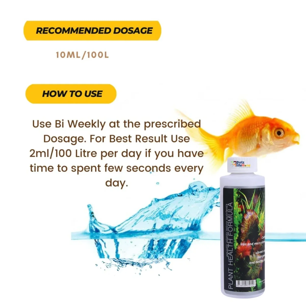 Aquatic Remedies (Pack of 3) Plant Health Formula-120ml & Plant Food-120ml & Phytocarb-100ml For Aquarium Planted Tank - Bild 7