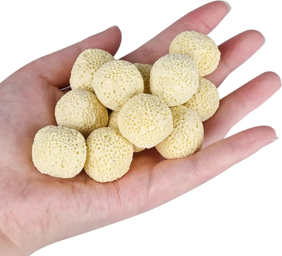 Petzlifeworld 250g Yellow Ceramic Bio Ball with Net Bag for Aquarium Fish Tank - Bild 8