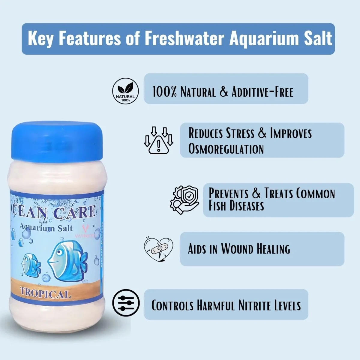 Ocean Care Aquarium Fresh Water Salt (1-Kg) - Natural Water Conditioner & Fish Treatment - Bild 4