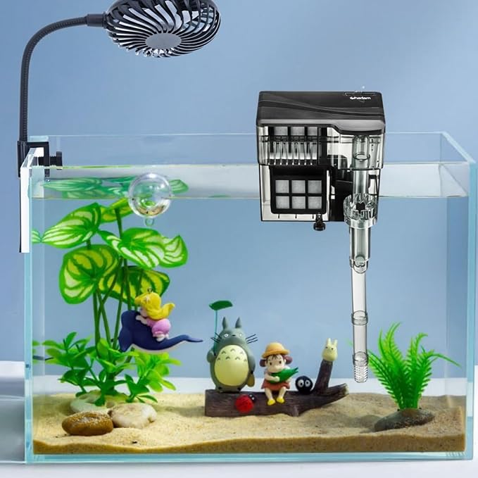 Petzlifeworld Mini USB Type Clip On Energy Saving Aquarium Fish Tank Cooling Fan | 360* Flexible | Low Noise | High Wind | Suitable for Nano Tanks - Bild 5