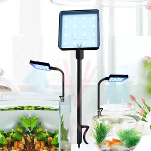 Petzlifeworld LY-307 (Square Shaped) 6.4W | Fit for 1.5 Feet Tank High Brightness Clip On Aquarium LED Light