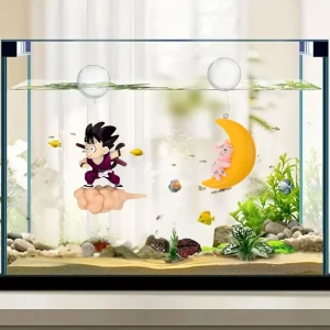 Petzlifeworld  2 Pcs Combo (Betta Leaf + Training Mirror) with Interactive Floating Ball