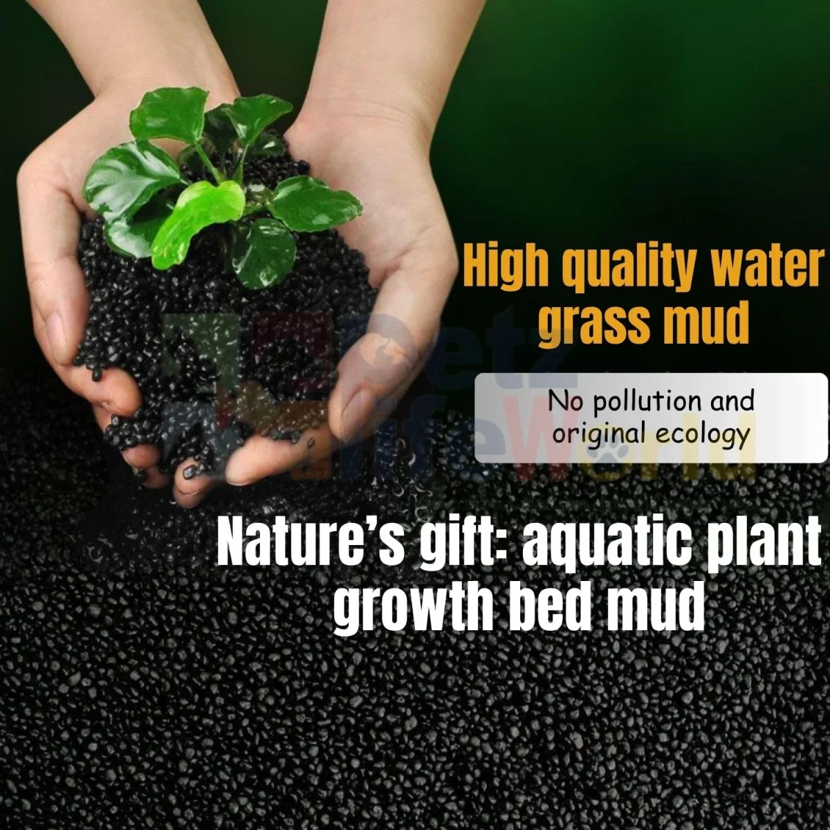 Petzlifeworld Aquarium Soil Substrate Gravel Sand for Planted Live Plants Fish Tank Freshwater - Bild 6