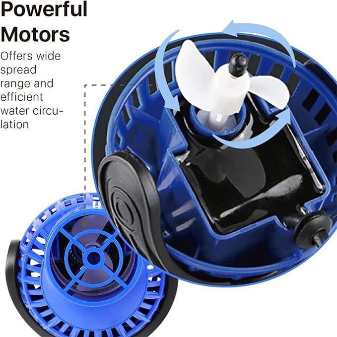 Sunsun JVP Wavemaker Series Aquarium Fish Tank 360° Circulation Pump Submersible Wave Maker With Magnetic Holder and Adjustable Flow Rate | Single Head - Bild 4