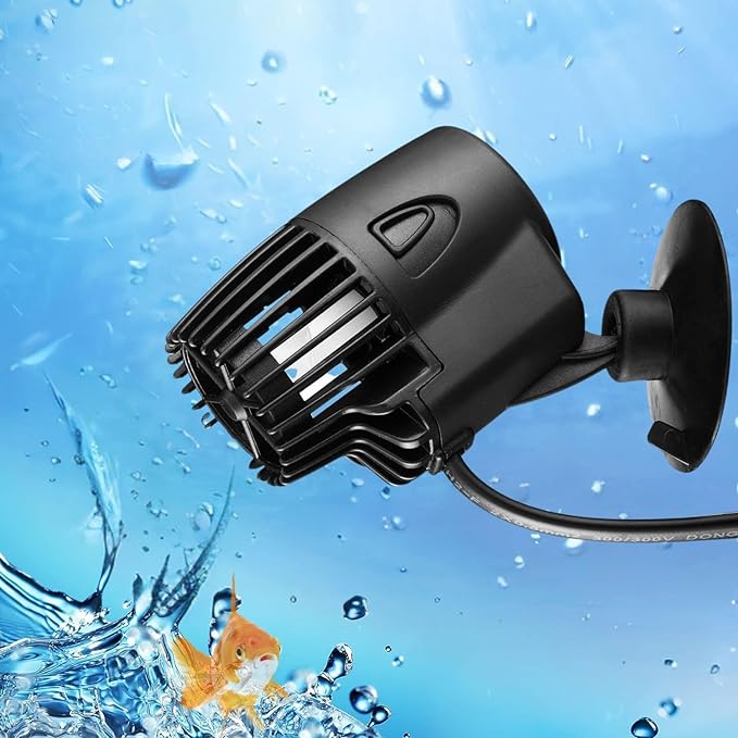 Petzlifeworld 360 Degree Rotating Single Head Aquarium Super Wave Maker (XL-100M | 6W | 3000L/H | Fit for 2 Feet Tank) - Bild 2