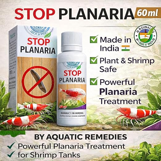 Aquatic Remedies Stop Planaria 60ml | Powerful Planaria Treatment for Shrimp Tanks | Plant & Shrimp Safe | Made in India - Bild 5