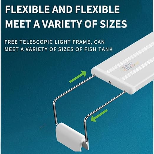 Petzlifeworld P-600 Series LED Aquarium Light – Full Spectrum High Brightness, Extendable Brackets (57–67cm), Energy-Saving Fish Tank Lighting for Freshwater & Saltwater Plants - Bild 4