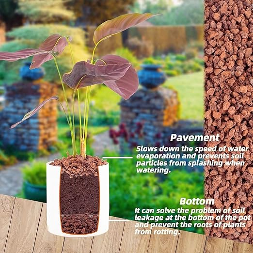 PetzLifeworld 10-15cm Natural Volcanic Red Lava Rocks – Premium Aquarium & Terrarium Decor, Filter Media & Landscaping Stones - Bild 7