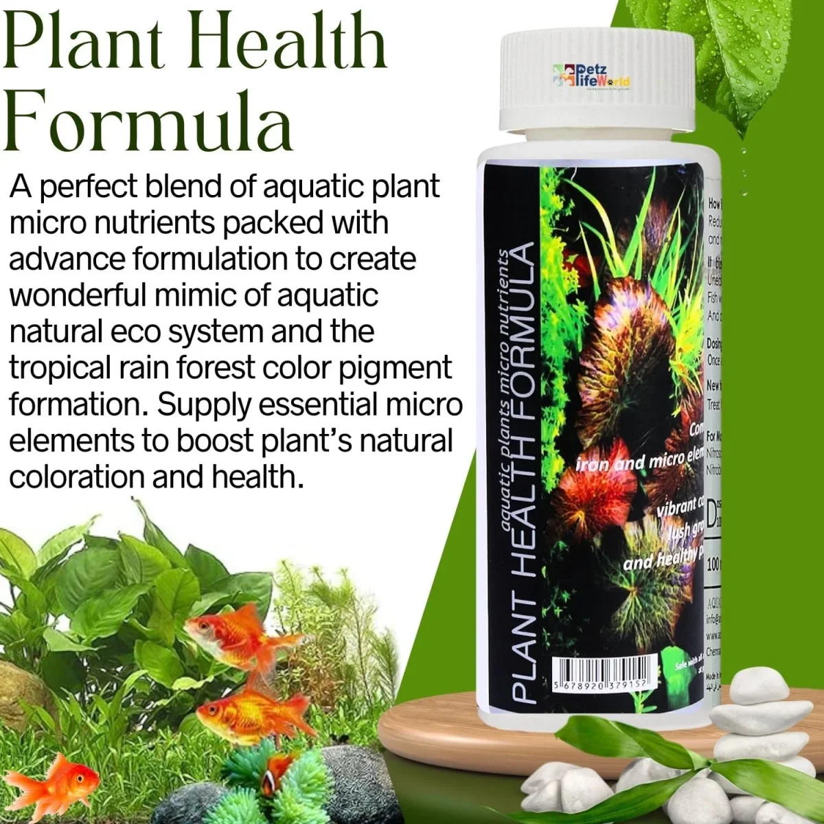 Aquatic Remedies (Pack of 3) Plant Health Formula-120ml & Plant Food-120ml & Phytocarb-100ml For Aquarium Planted Tank - Bild 6