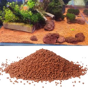 Petzlifeworld  (2MM) Aqua Clean Balls for Aquarium Gravel Brown Colour Aquarium Substrate