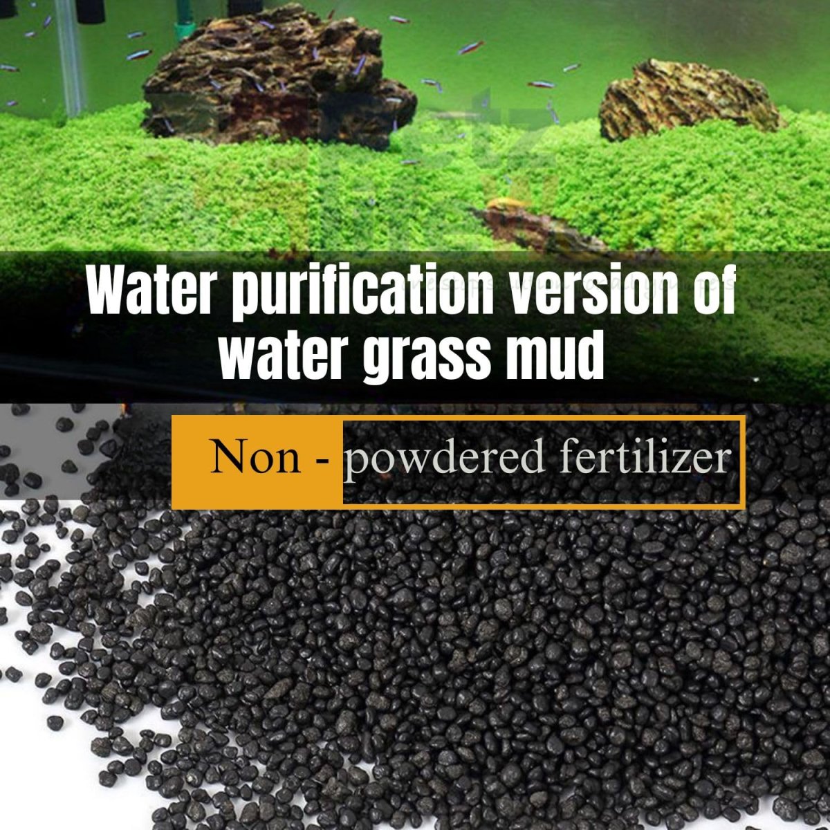 Petzlifeworld Aquarium Soil Substrate Gravel Sand for Planted Live Plants Fish Tank Freshwater - Bild 5