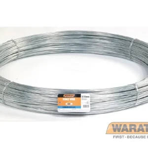 WIRE PLAIN SILVER GAL 3.15mm x 750m (WARATAH)
